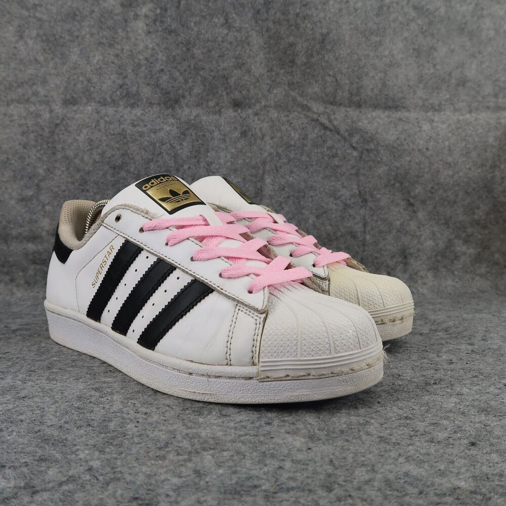 Adidas Shoes Kids 7 Sneakers Superstar Lifestyle Classic White Black Casual Low